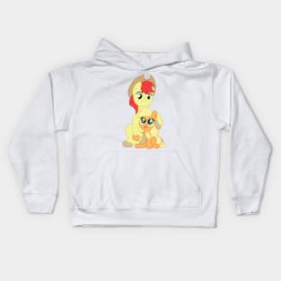 Applejack and Bright Mac Kids Hoodie